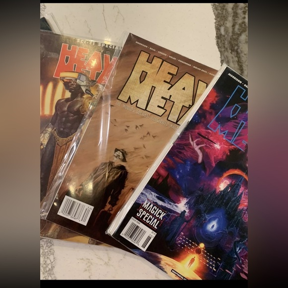 Vintage HEAVY METAL MAGAZINE  1983- 2018 LOT of 5 ILLUSTRATED FANTASY Collection - Picture 6 of 15